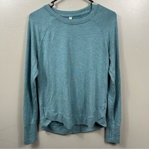 Athleta Mindset Sweatshirt Light Blue Size Small